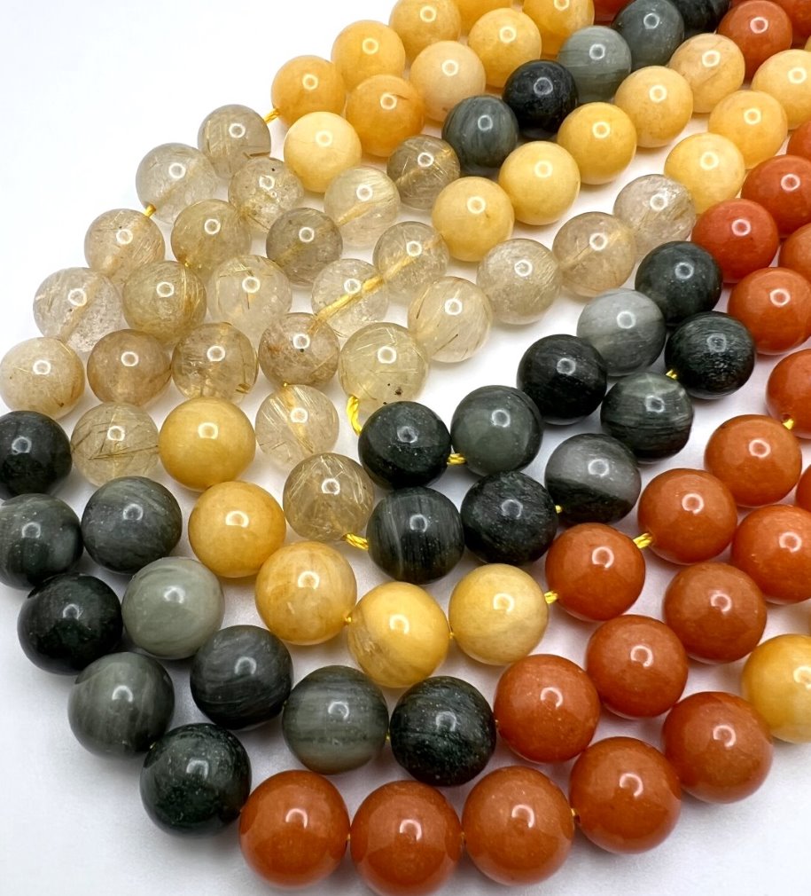 Craft County Large Round Horn Beads – Multiple Pack Sizes and Bead
