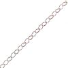 Sterling Silver, 2x1mm Round Cable Chain (Per Yard) 