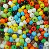 Round Seed Beads, Glass, Size 6/0, Choose Color (Approx. 1 LB , 500 Grams) 