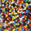 Round Seed Beads, Glass, Size 10/0, Choose Color (Approx. 1 LB , 500 Grams) 
