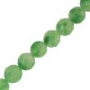 10mm Faceted Round, Green Candy Jade (16