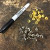 FACTORY PACK! Flatback & Sew-On Spikes 10MM, Gold (Per Pound) 