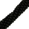 12mm Smooth Round, Black Onyx Beads (16
