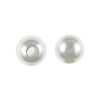 4mm Smooth Round Metal Beads, Sterling Silver Plate (500 pieces) 