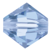 Preciosa Czech Crystal, Faceted Bicone Bead, Light Sapphire (Choose Size) 