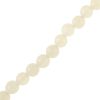 6mm Faceted Round, White Jade (16