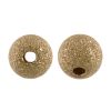 7mm Frosted Round Bead, 14K Gold-Filled (5 Pieces) 