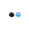 Lt. Blue - Faceted Opaque Plastic Beads (Choose Size) (Pack) 