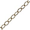 7mm x 5mm Metal Chain Brass (Per Yard) 
