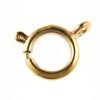 Spring Ring Clasp, 12MM Gold-Plated (36 Pieces) 
