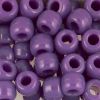 Pony Beads, 9x6mm, Opaque Purple (650 Pieces) 