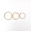 Designer Hoop Earrings-Small Mix Pack, Gold-Plated (12 Pairs) 