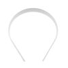 White Plastic Headband Base (20mm) (12 Pieces) 