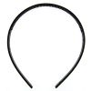 Black Plastic Headband Base (6mm) (12 Pieces) 