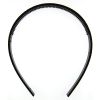 Black Plastic Headband Base (9mm) (12 Pieces) 