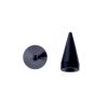 Metal Cone Spike 15mm (Black) (10 Pieces) 