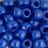 Pony Beads, 9x6mm, Opaque Royal Blue (650 Pieces) 
