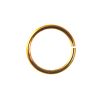 12MM Jump Ring-Gold-Plated (72 Pieces) 