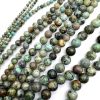 10mm Smooth Round African Turquoise Bead (16
