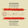 Czech Seed Beads Size 6/0 - Opaque Coral (Approx. 1/2 LB , 250 Grams) 