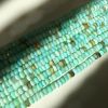 4mm Faceted Rondelle, Blue Opal Amazonite (16