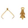 Triangle Ice Pick Bail, 10mm, Gold (72 Pieces) 
