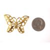 Vintage Colored Butterfly Stampings Gold Plated Charms - 44mm x 32mm (36PCS) 