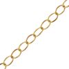 7mm x 5mm Cable Chain, Brass Metal, Gold-Plated (Per Yard) 
