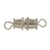 9mm Large Barrel Screw Clasp, Silver-Plated (36 Pieces) 