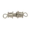 9mm Large Barrel Screw Clasp, Silver-Plated (36 Pieces) 