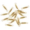 10mm Torpedo Screw Clasp, Gold-Plated (72 Pieces) 