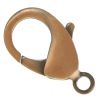Lobster Claw Clasp, 27mm, Antique Copper (6 Pieces) 
