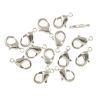 Lobster Claw Clasp, 12mm Silver-Plated, Brass Material (36 Pieces) 