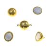 Magnetic Ball Clasp, 18mm, Gold (2 Pieces) 