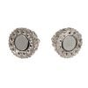 Magnetic Rhinestone Clasp, 13mm, Silver (3 Pieces) 