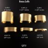 Bracelet Cuff Raw Brass Flat 1-1/8