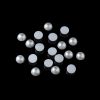 Flatback White Pearl, 7mm Round, Pearl Luster (144 Pieces) 