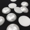 Flatback White Pearl, 25mm Round, Pearl Luster (24 Pieces) 
