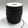 1MM Stretch-Tastic Cotton Elastic Cord, Black (100 Meters) 