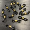 Eyeglass & Sunglass Holder Chain Connector, Black w/ Gold (72 Pieces) 