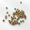 3mm Corrugated-Fluted Round Beads, 14K Gold Filled Beads (10 Pieces) 