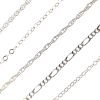 Sterling Silver, 2x1mm Round Cable Chain (Per Yard) 