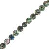 Abalone Beads, 14mm, Coin (16