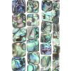 Abalone Beads,12mm Square (16