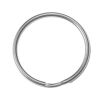 24mm Split Ring, Key Chain Ring, Imit. Rhodium  (72 Pieces) 