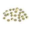 Acrylic Rhinestone, Gold Metallic, 5mm (SS20), Faceted Round, Flatback (288 Pieces) 
