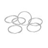 6MM Split Ring -Silver-Plated (144 Pieces) 