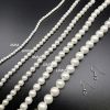 4mm Shell Pearls (White) (16