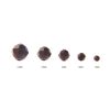 Tr. Brown - Faceted Transparent Plastic Beads (Choose Size) (Pack) 