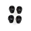 10mm Stone Skull Bead-Black (40 Pieces) 